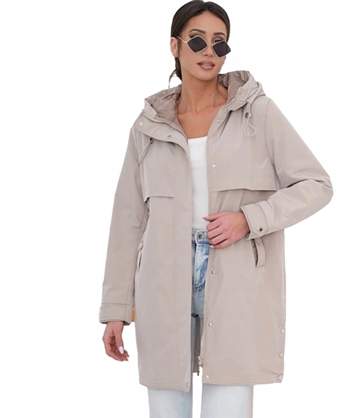 Dámský mírně zateplený přechodový kabát Helena 42