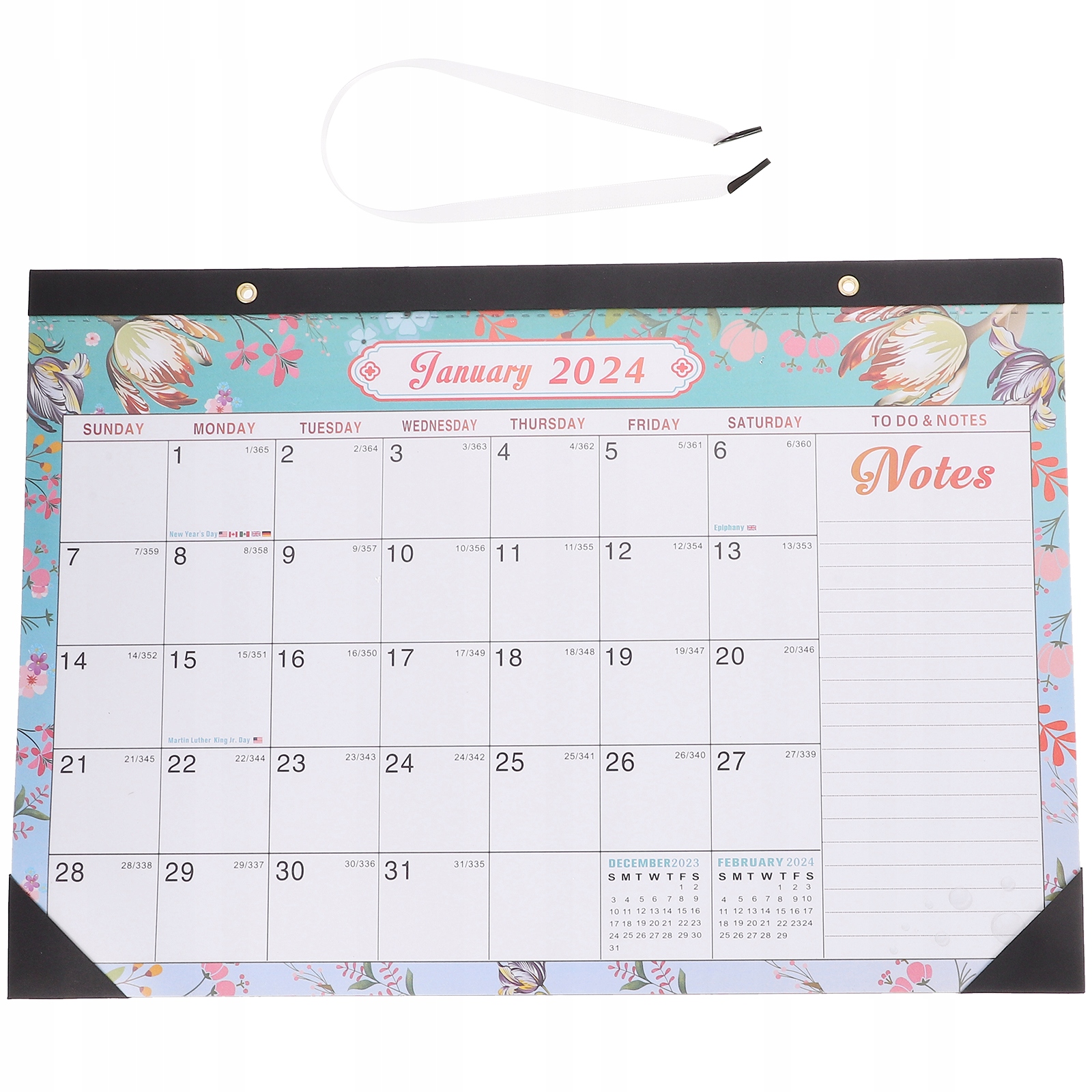 KALENDARZ ŚCIENNY 2024 WISZĄCY 2023-2024 BIZNES