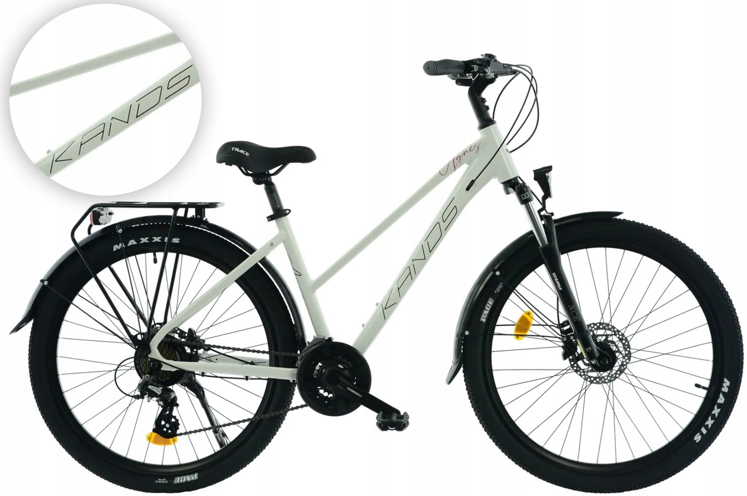Rower Mtb 27,5" Kands Agnes 2XT rama 14" biały R25