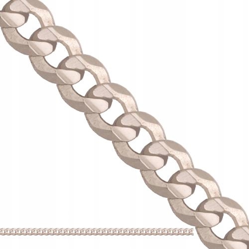 Pánský Řetízek pancr moderní, bílé zlato, 585, hmotnost: 10g, délka: 50cm