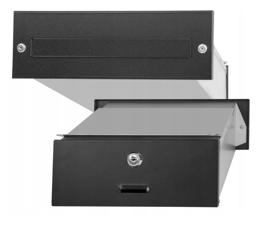 

Skrzynka Do Muru Wmurowania Przelotowa Czarna