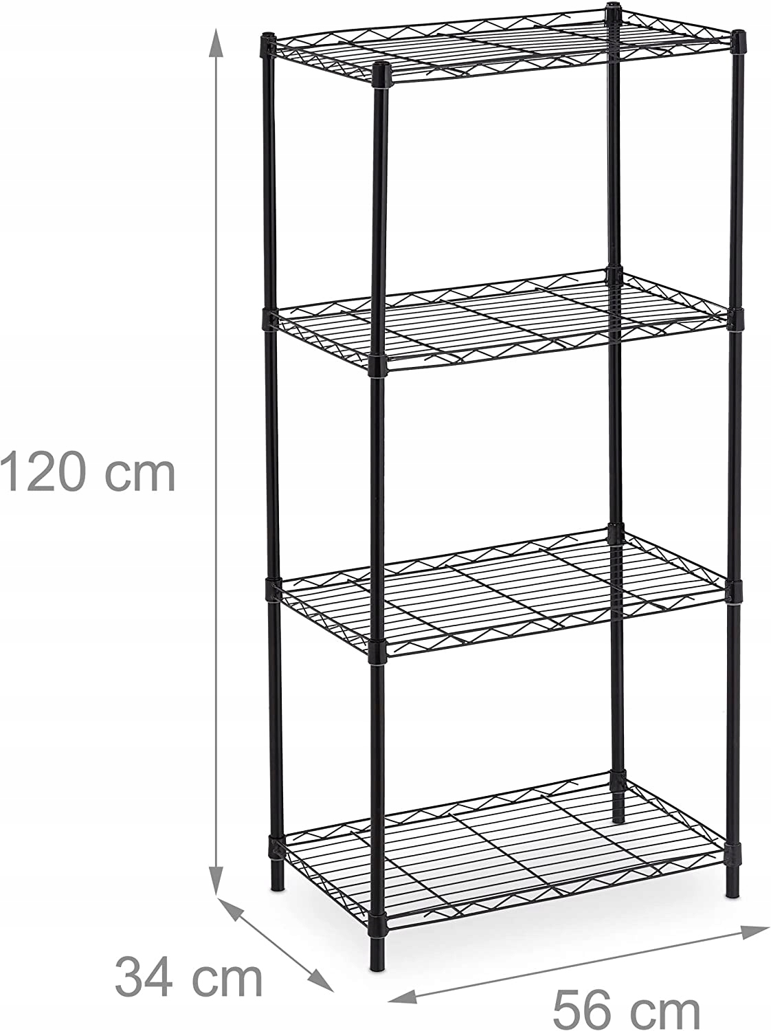 Metalowa półka Relaxdays