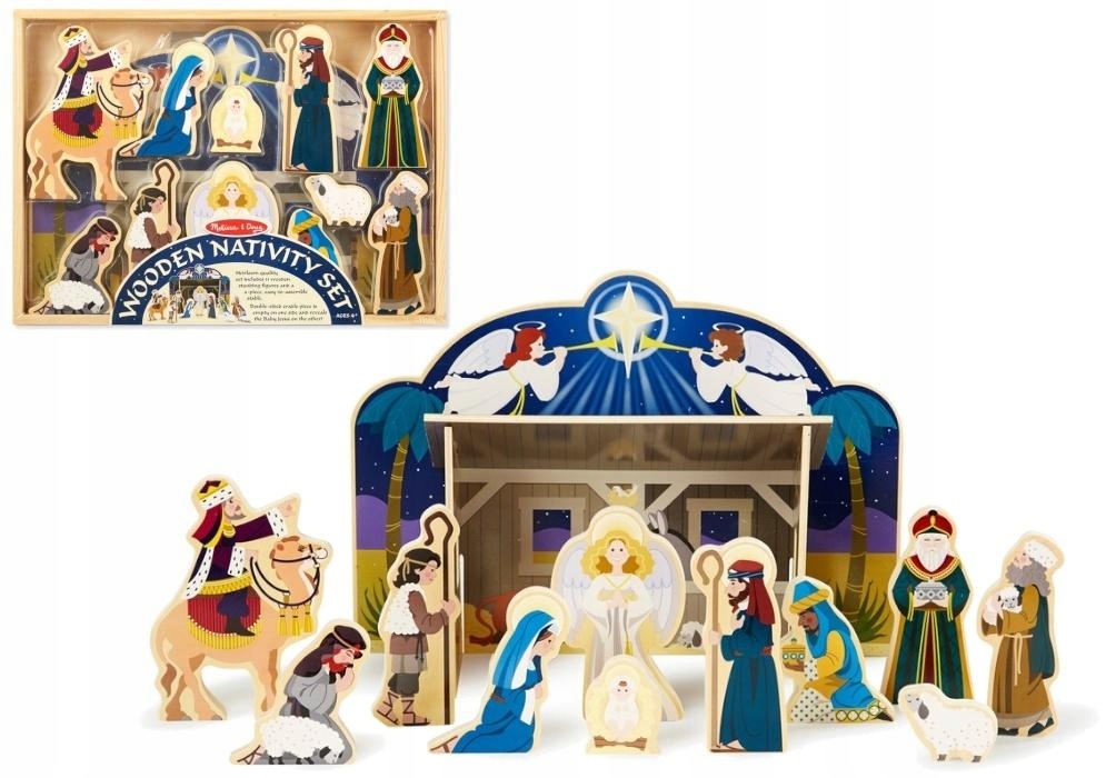 Dřevěný Vánoční Jumbo Betlém