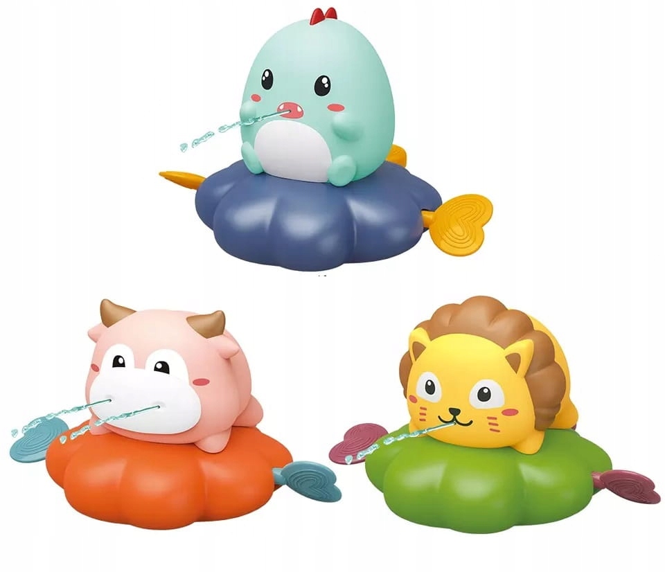 ZABAWKA DO WODY KĄPIELI PŁYWAJĄCA TRYSKA NACIĄG Wiek dziecka 3 lata +