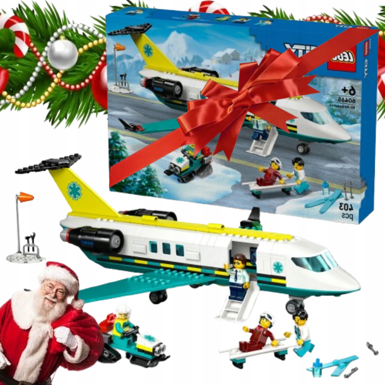 Lego City 60465 Samolot pogotowia ratunkowego