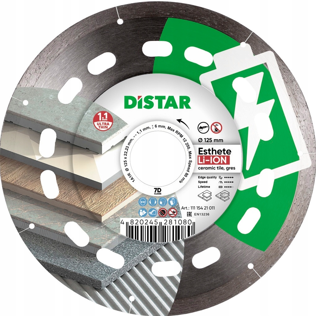 

Tarcza diamentowa 125 mm Distar Esthete Li-Ion