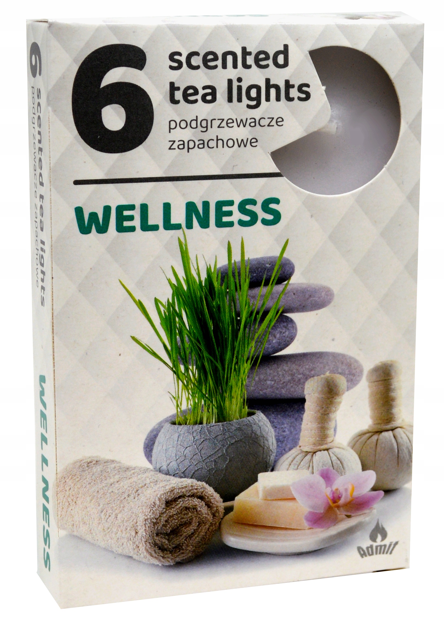 Podgrzewacze zapachowe 6 sztuk, zapach WELLNESS