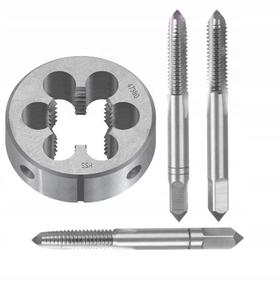 Závitník Narzynka Komplet M22X2.50mm Komplet 3X Závitník Narzynka