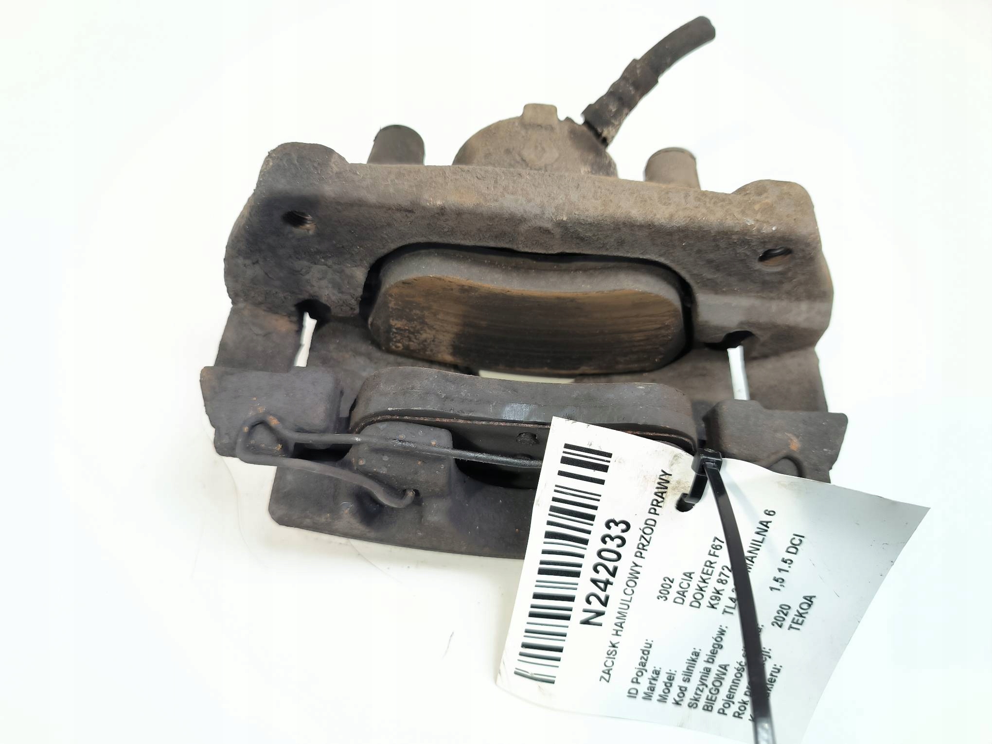 caliper brake front right DACIA DOKKER F67