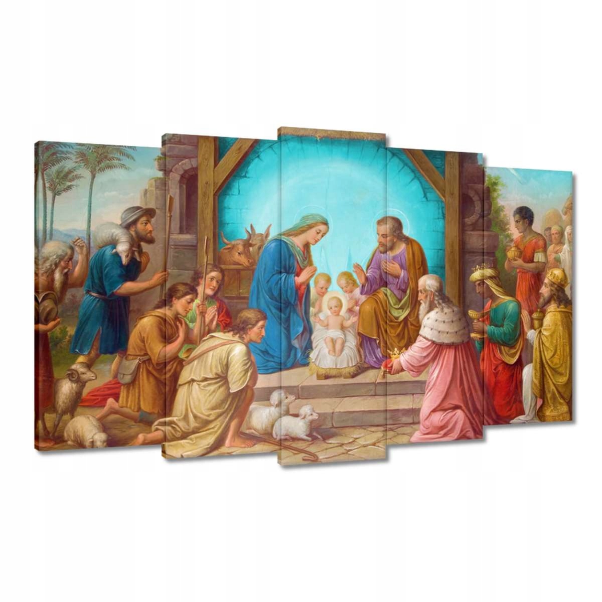 Obrazy 100x60 Jesličky Stájenka