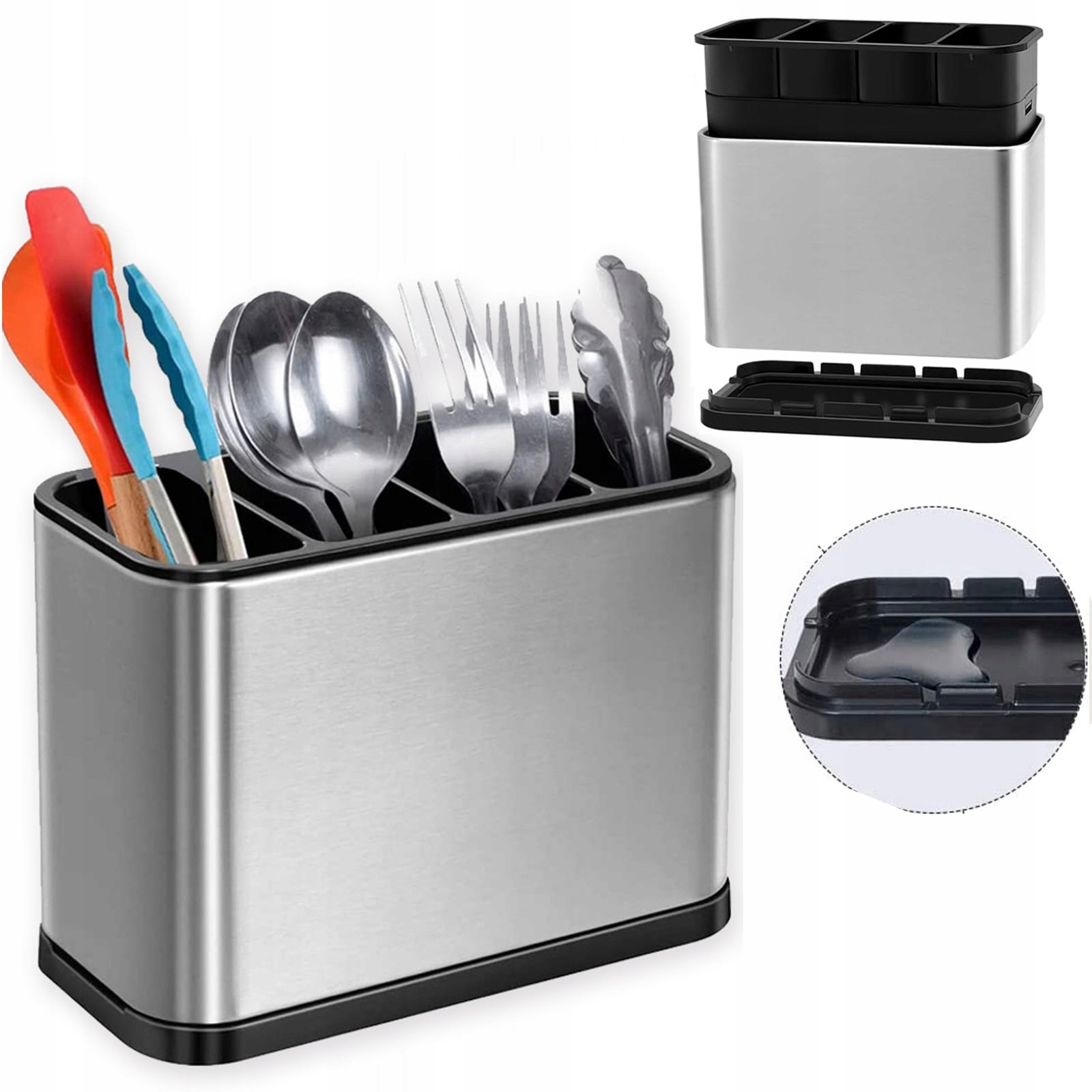 Levně Odkapávač Na Příbory Z Nerezové Oceli, Organizér Do Kuchyně