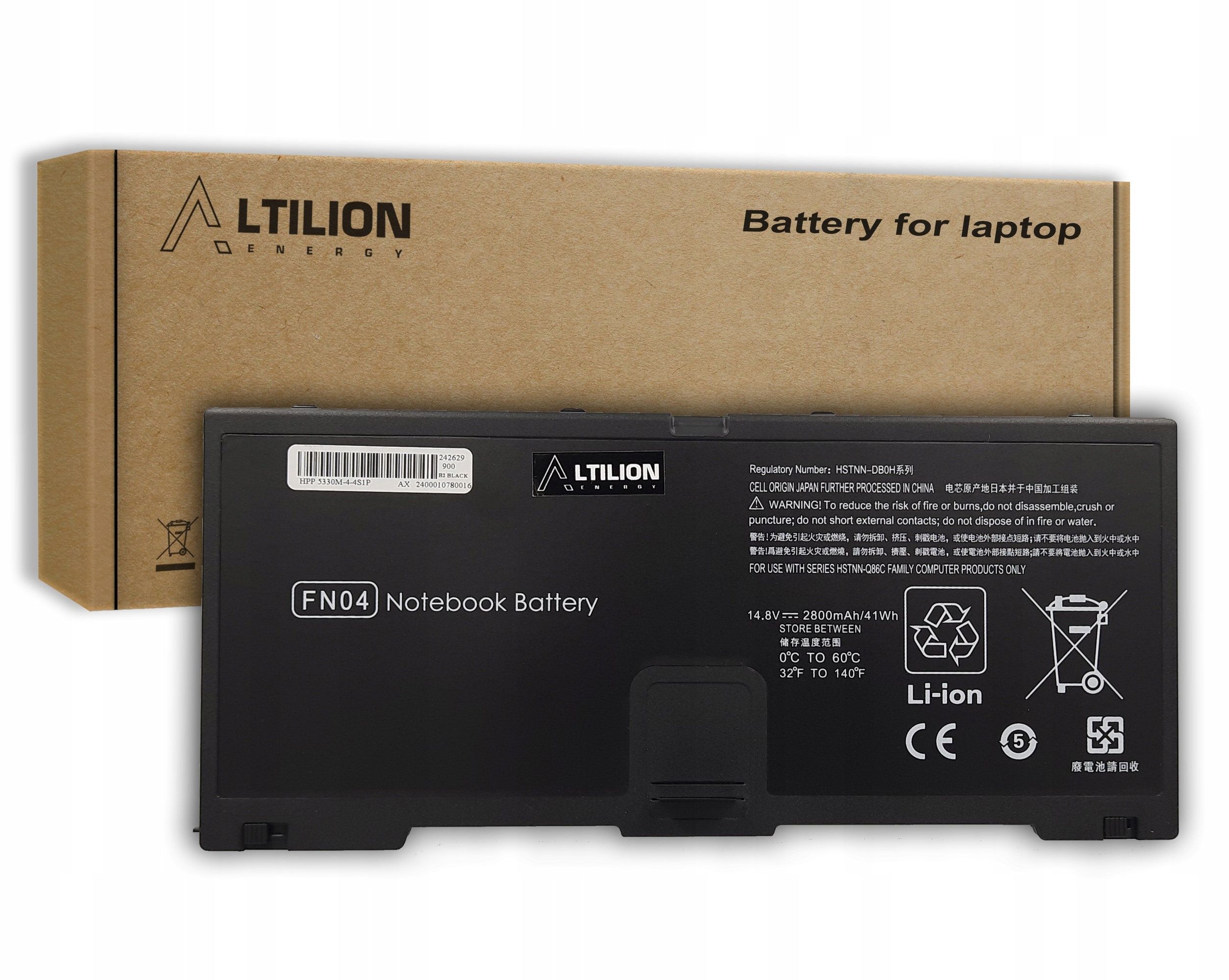 Baterie Altilion Energy FN04 je kompatibilní s Hp