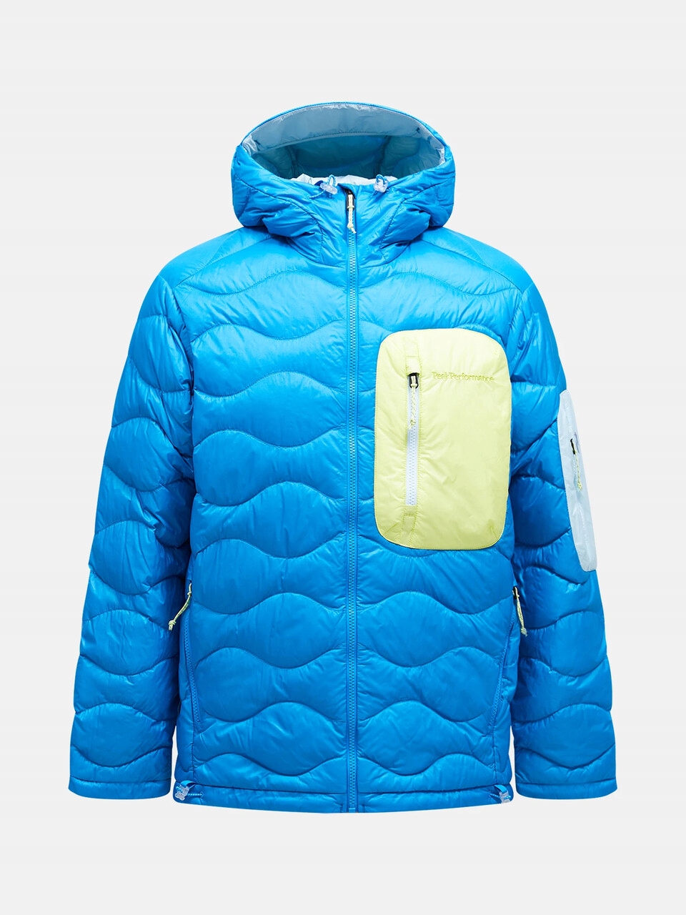 Peak Performance Pánská bunda Helium Utility Down Hood Brilliant Blue XL