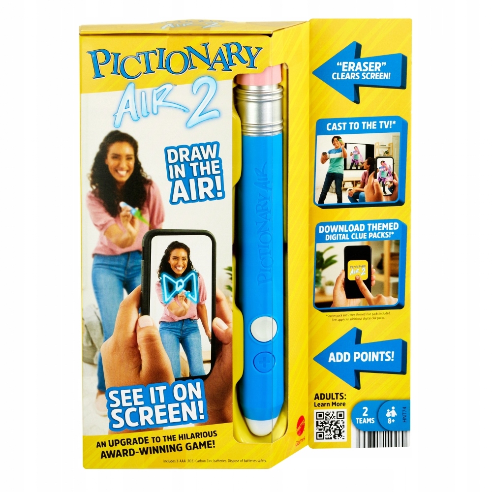 Gra Mattel Pictionary Air 2.0 HNT74 PUD6