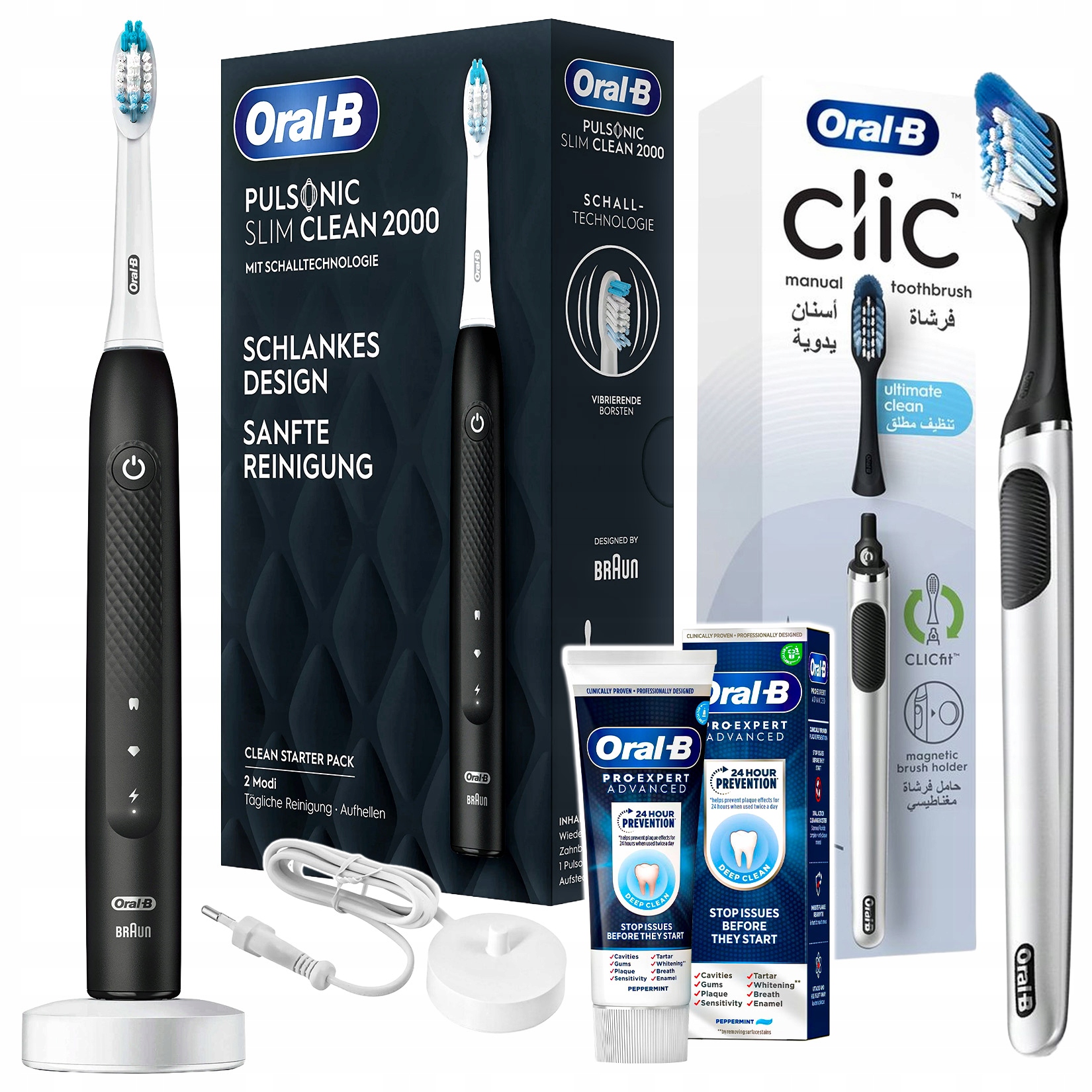 Szczoteczka Soniczna Oral-b Pulsonic Slim Clean 2000 Manual CLIC Premium