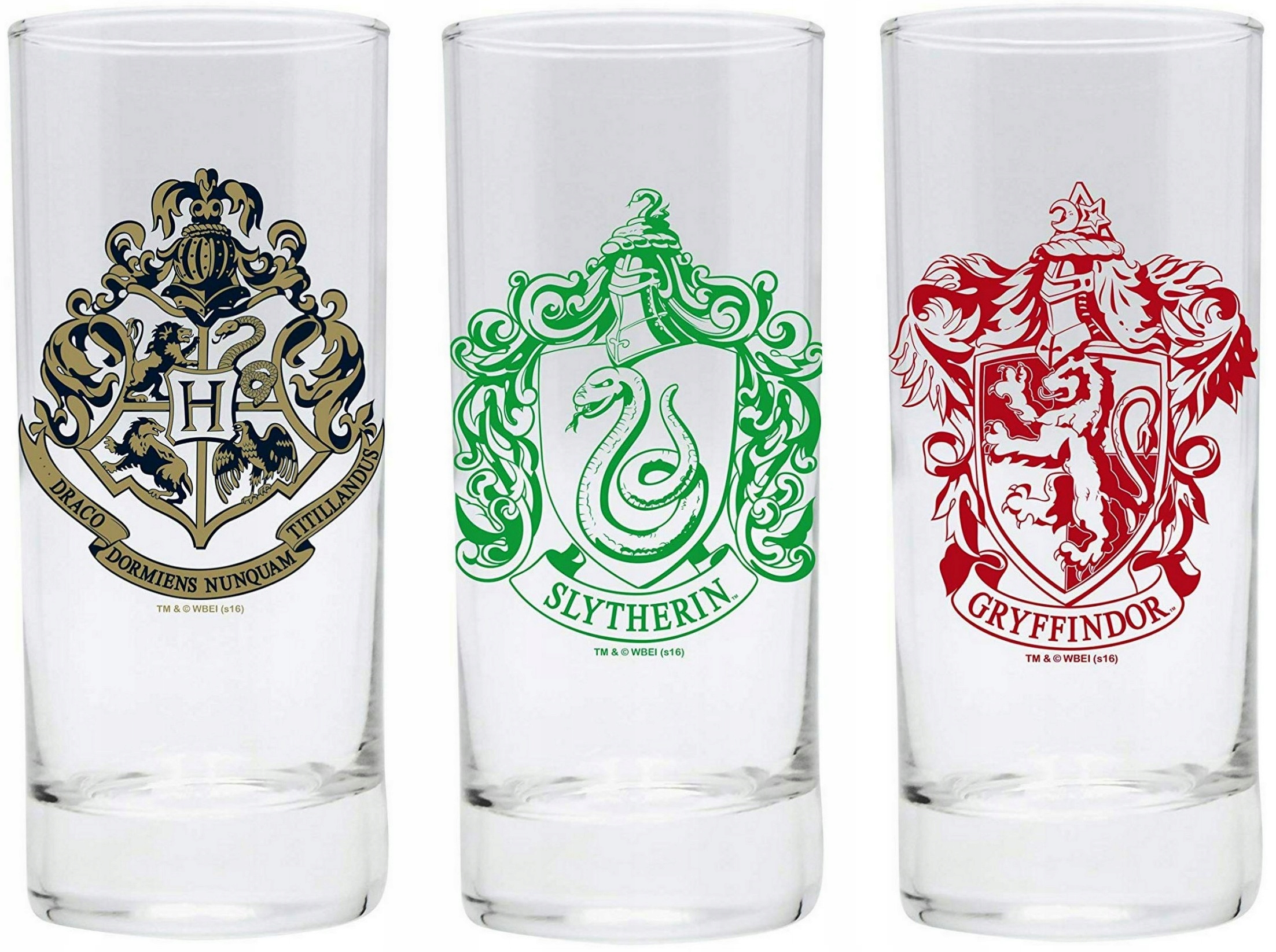 

Szklanki Harry Potter Hogwart Gryffindor Slytherin