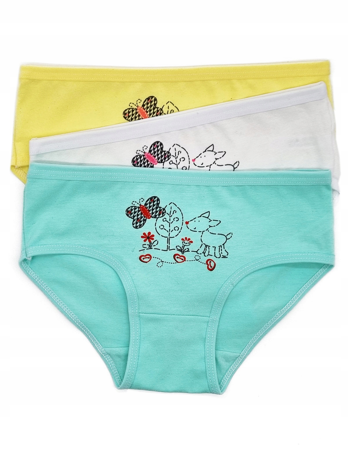 

Majtki Figi Dziecięce Bawełniane 3-pak 8-10 lat