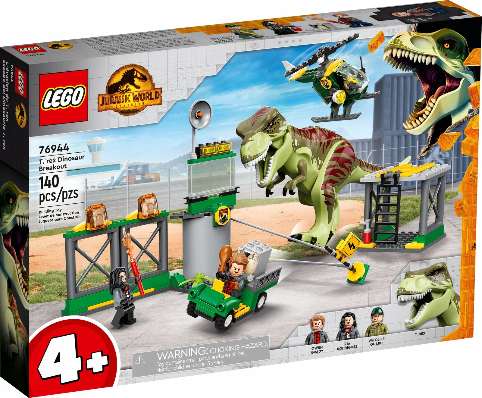 Lego Jurský svět 76944 Útěk tyranosaura Nové