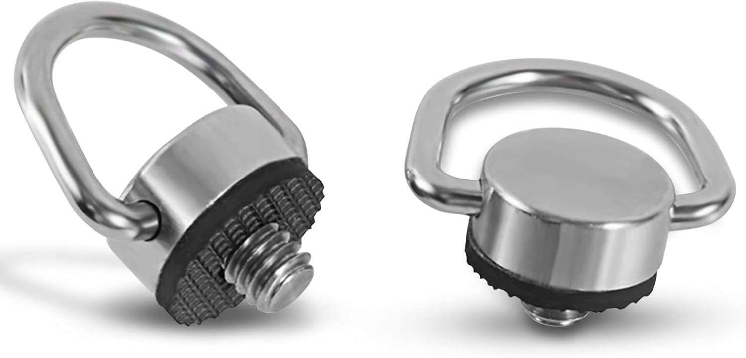 2x Šroub Pro Fotoaparát Monopodu Stativu Nerezová Ocel Závit 1/4"