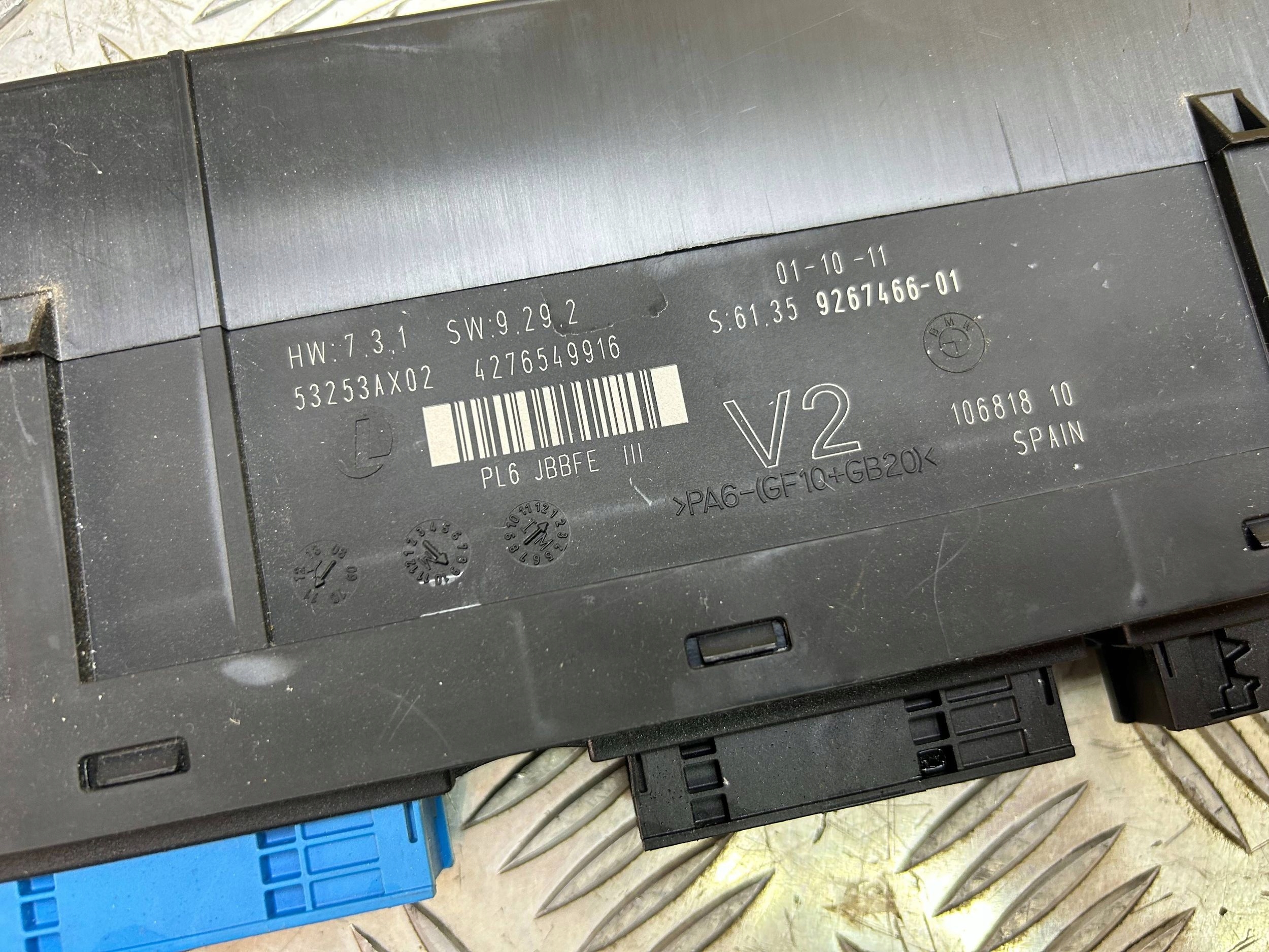 module / control unit komfortu BMW 5 F10 F11 2012 9267466