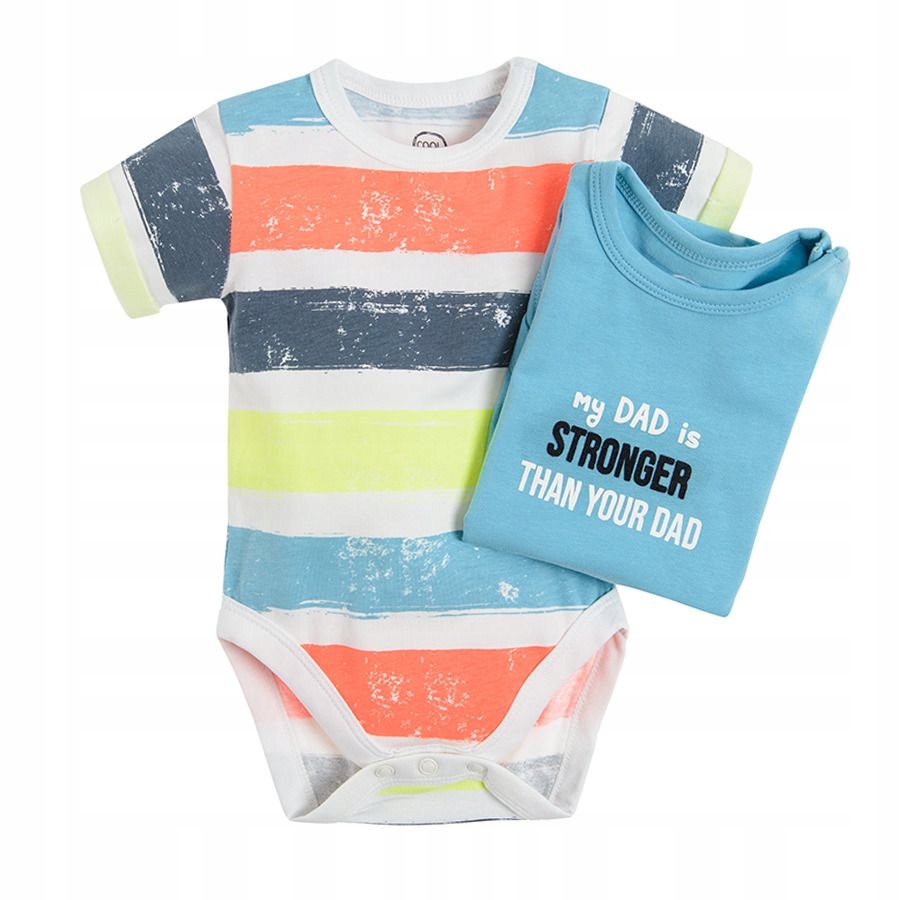 

Cool Club Body Krótki Rękaw 2szt 12-18m 86cm Paski