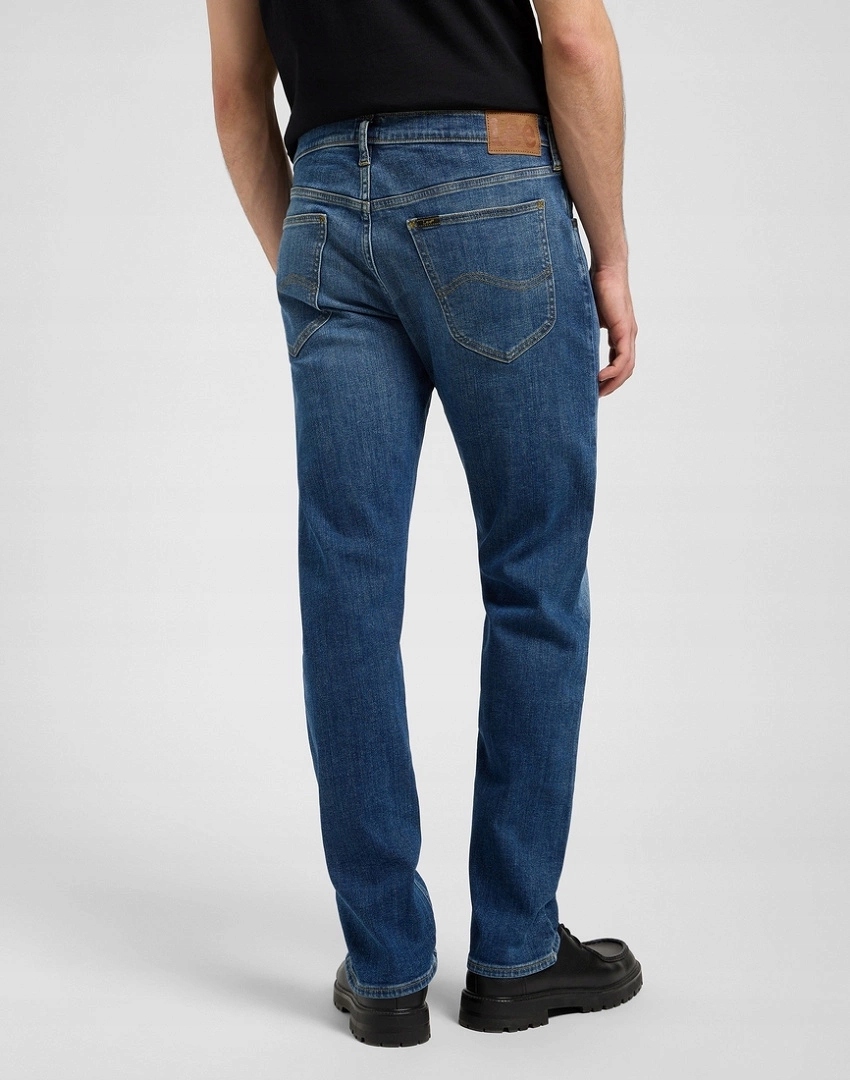Pánské jednoduché džínové kalhoty Lee Daren Zip Fly Stan 112370531 31/30