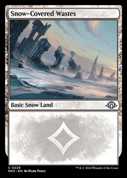 MtG: Snow-Covered Wastes (V.1) (MH3)