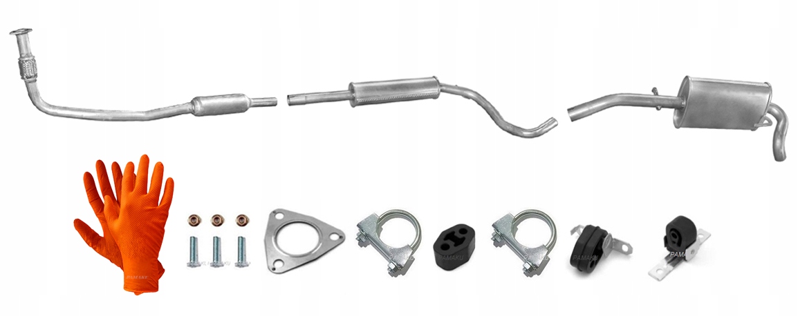 Vw Lupo 1.0i 37 kW (1998-5/2000) Výfukový Systém