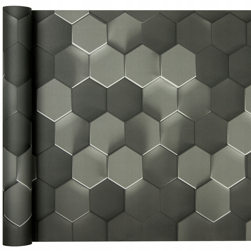 

Tapeta w Heksagony geometria 3D