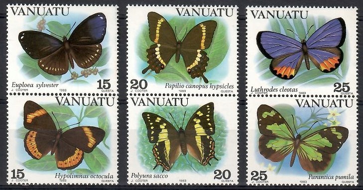 Vanuatu 1983 Mi 644-649 Czyste **