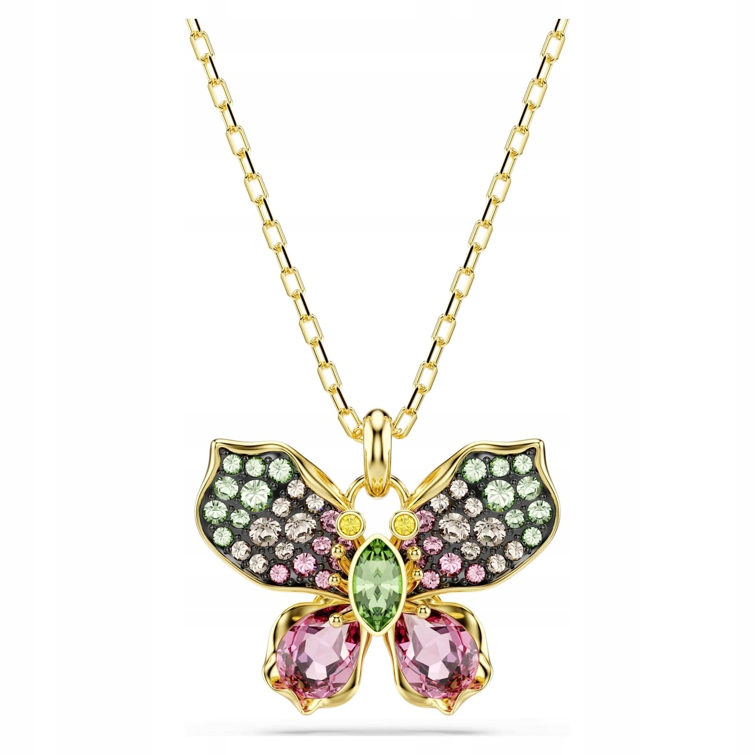 Dámský Náhrdelník Swarovski 5709950 Idylka S Krystaly Motýl Butterfly