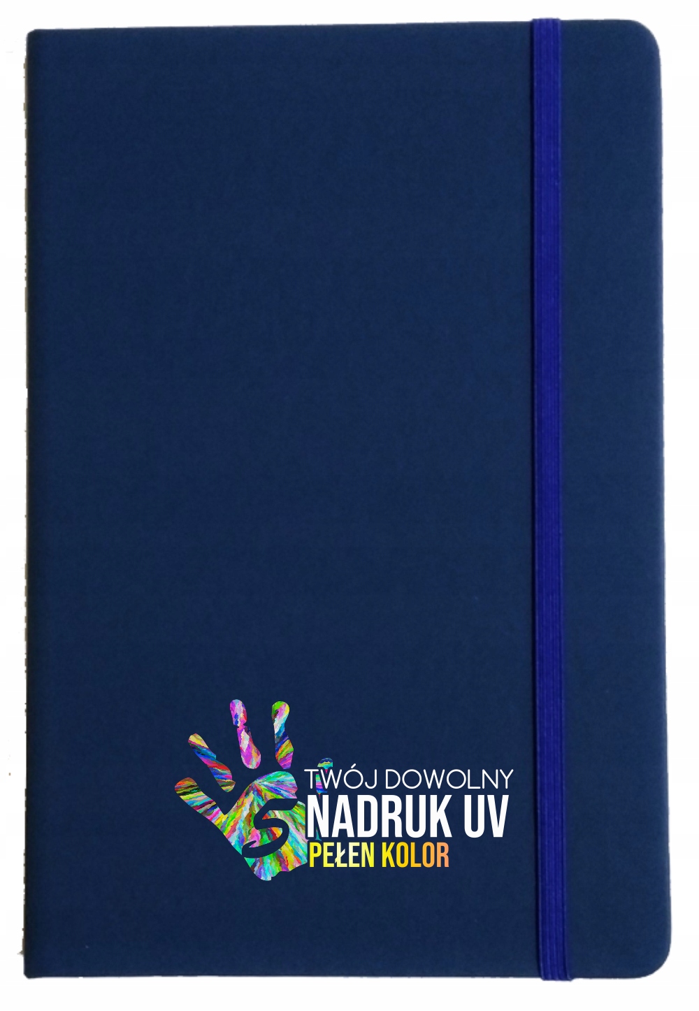 

Notes Książkowy A6 z gumką Własny Nadruk Logo