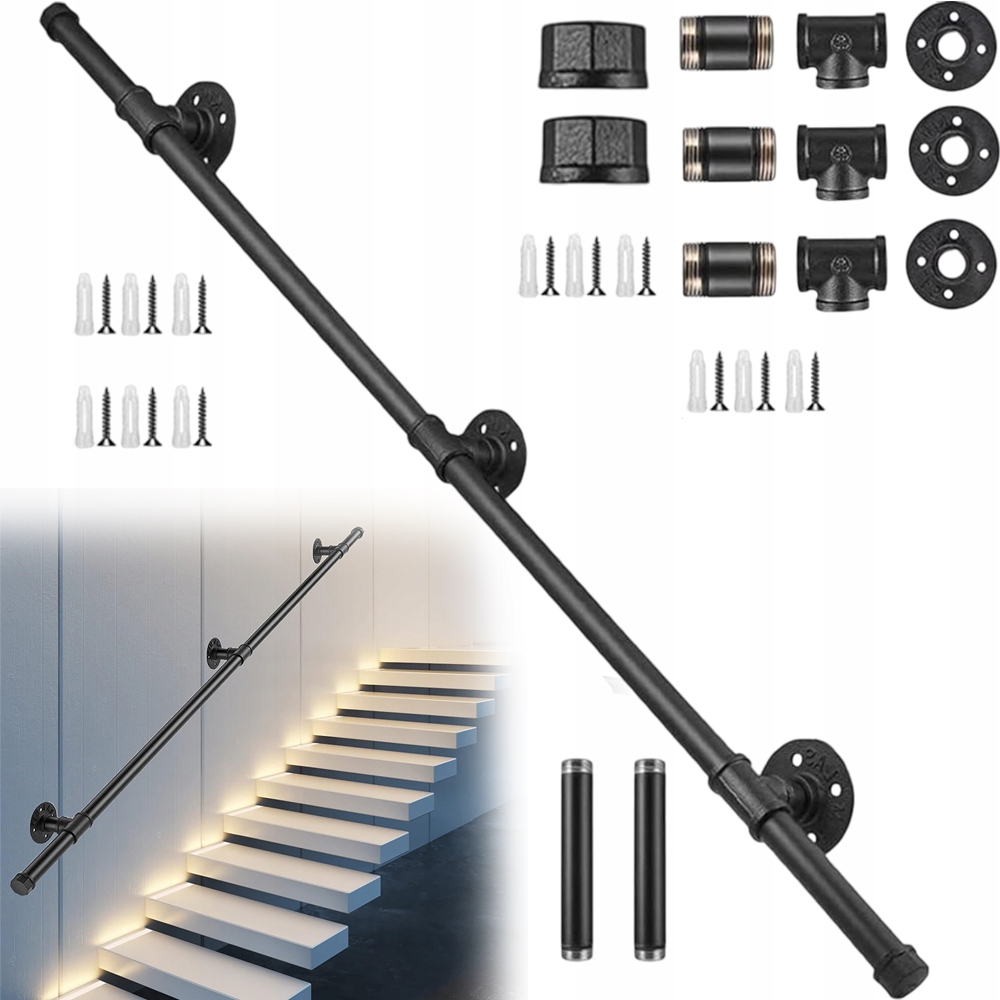 Schodišťové Zábradlí Na Schody, Držák, Nosnost 100 Kg, Vysoká Kvalita