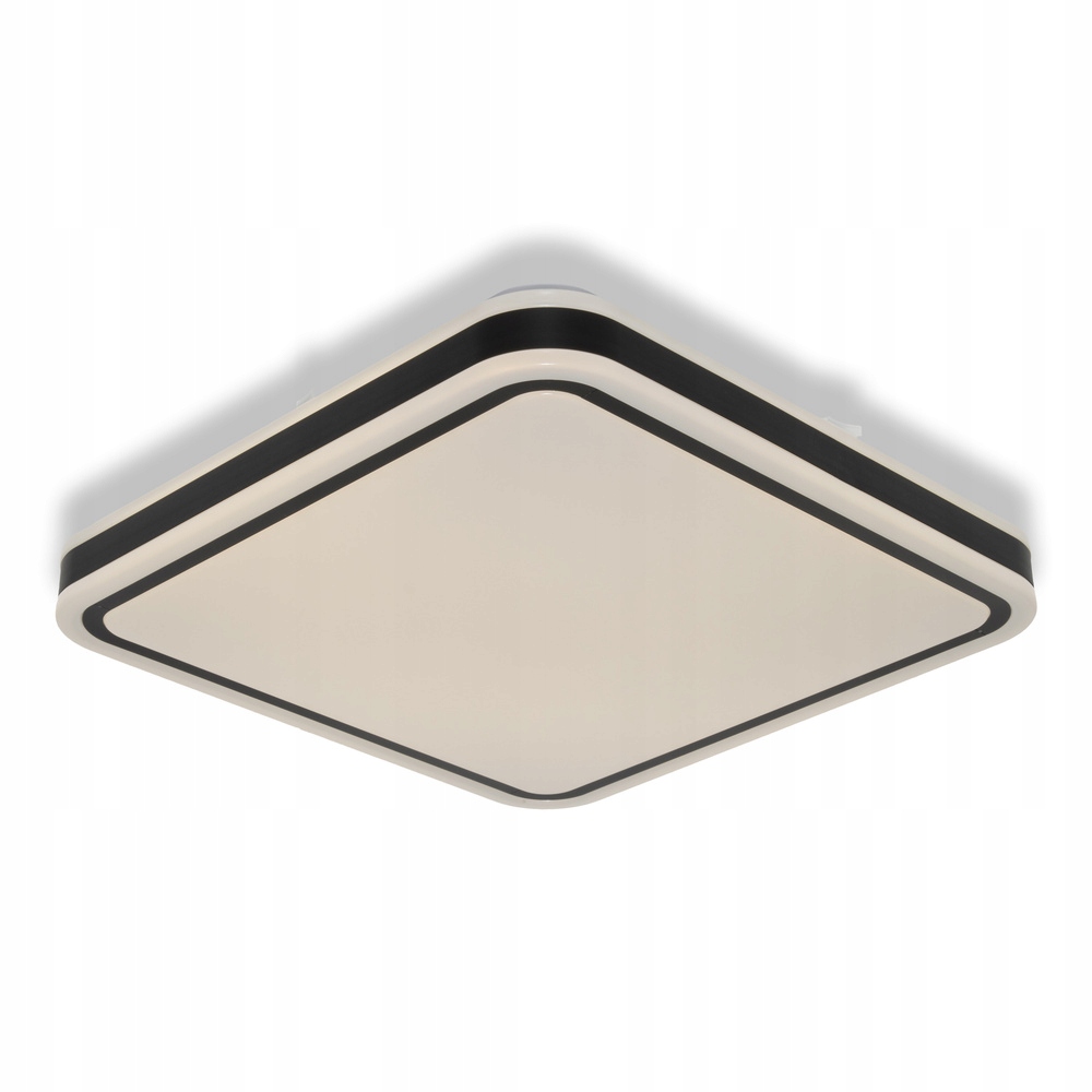 Stropné Svietidlo Led Nástenná lampa 48W 2880lm 4000K Štvorcový čierny Noir Osram