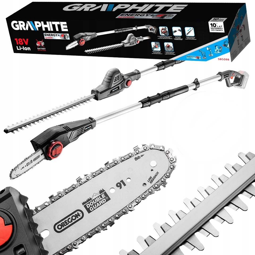 Nůžky Na Živý Plot Na Výložníku Pila Systém Energy+ 18V