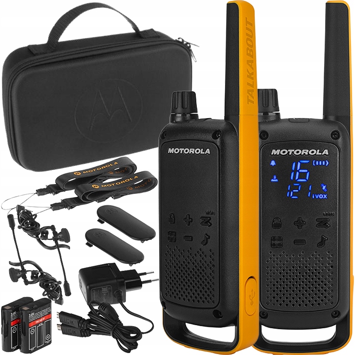 2x Motorola T82 Extreme Krótkofalówki Radiotelefony Walkie Talkie Pmr 446