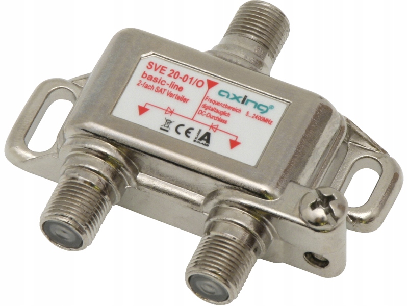 

Rozgałęźnik z gniazdami F GN-2GN 5-2200MHz