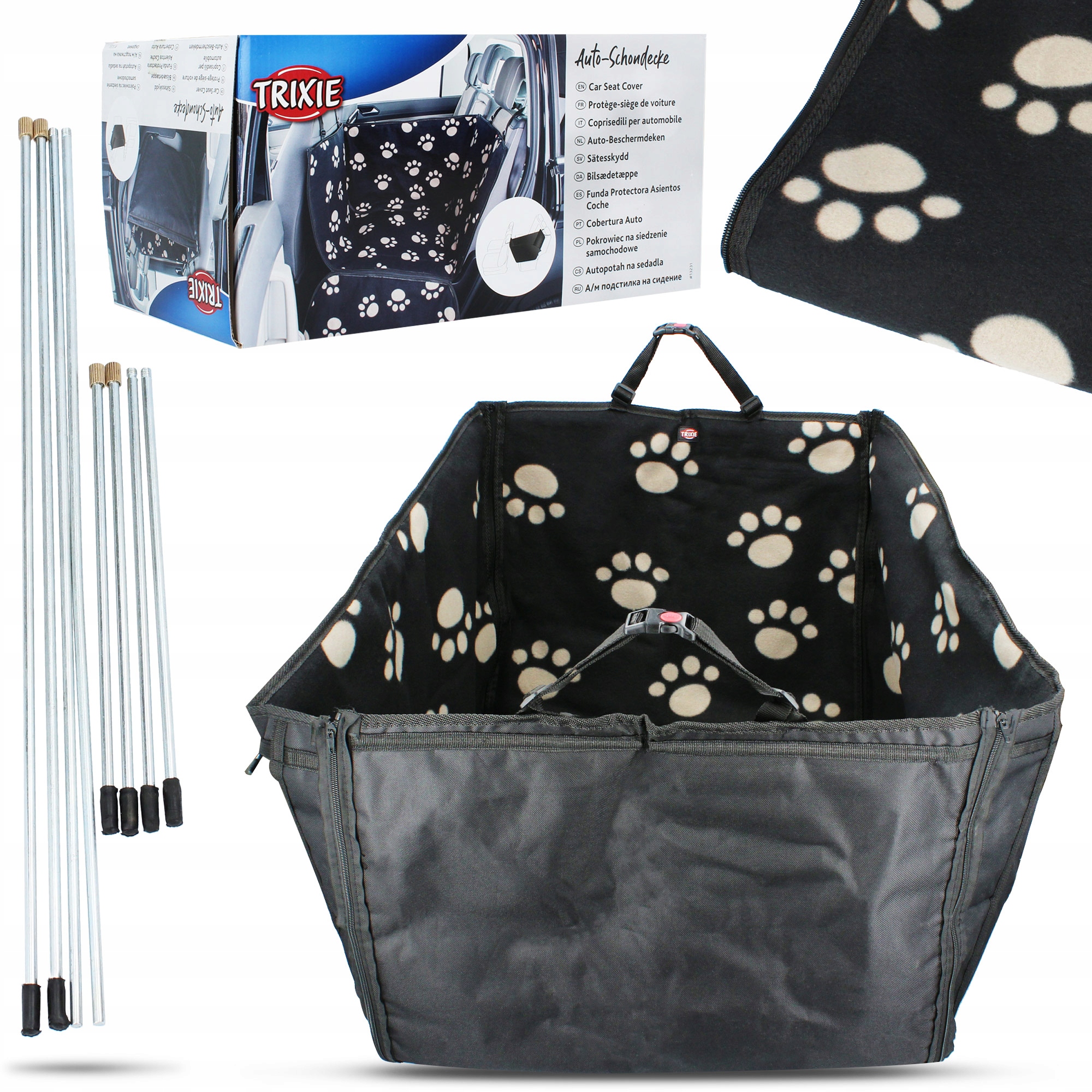 Levně Podložka Pro Psa Do Auta Potahy Sedadla Podložka Automobilová Zvíře 8X