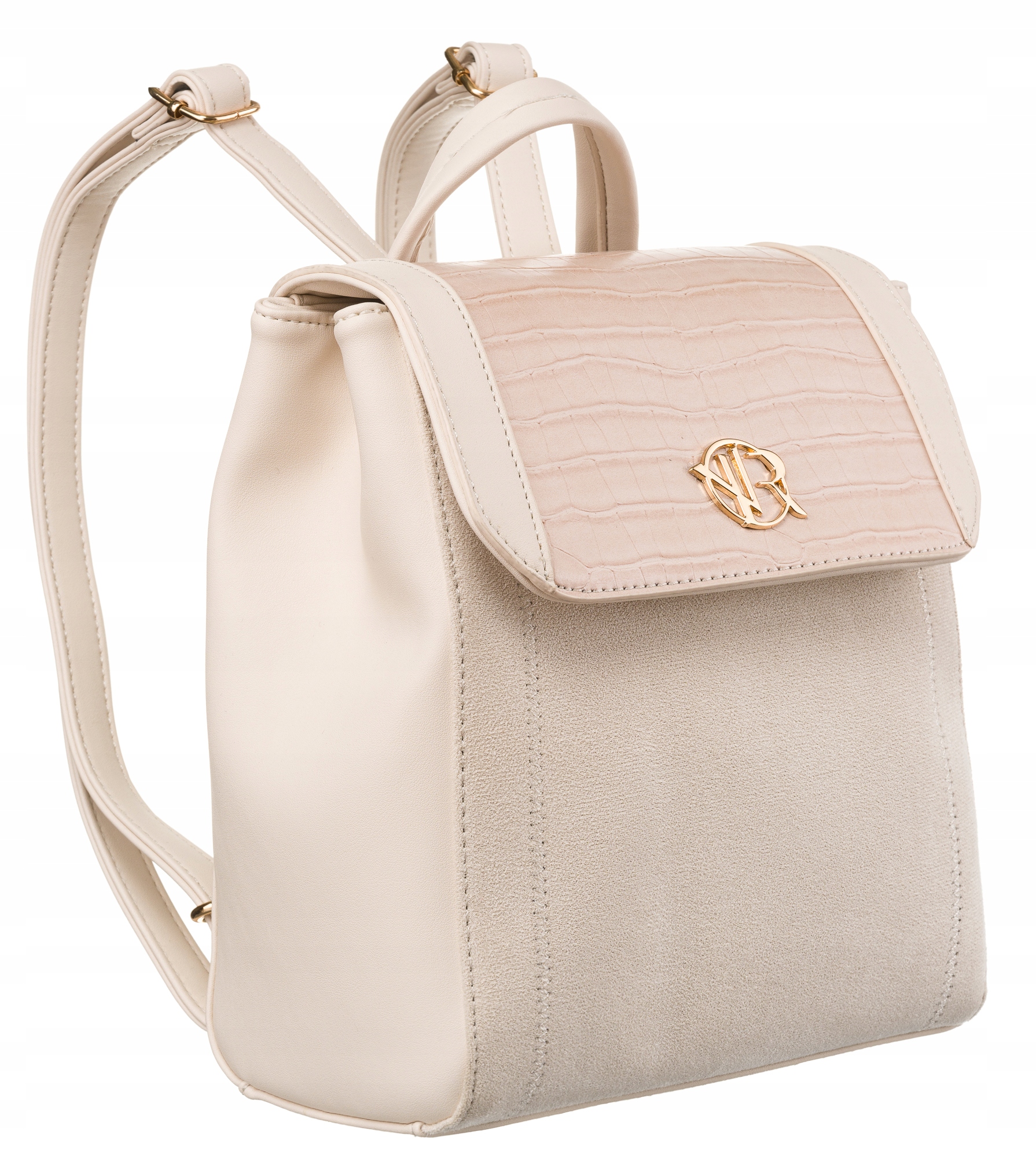 Rovicky damski plecak mały z kieszonkami miejski na zamek