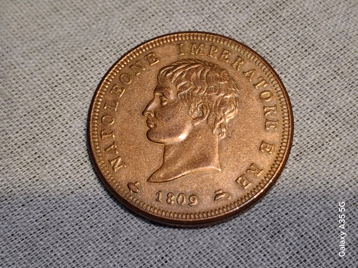 Włochy 1 soldo, 1809