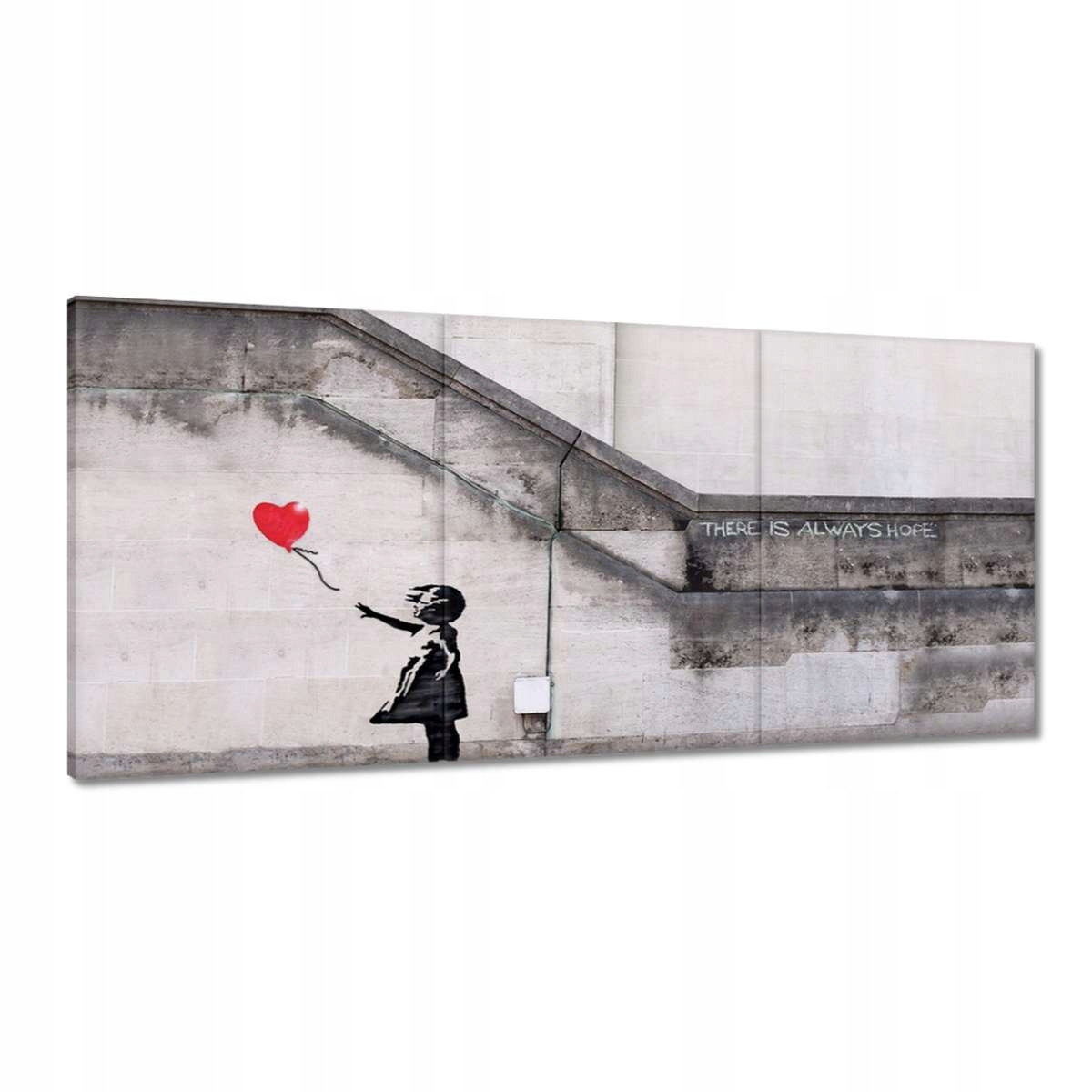 Obrazy 210x100 Banksy Dievča Balonik