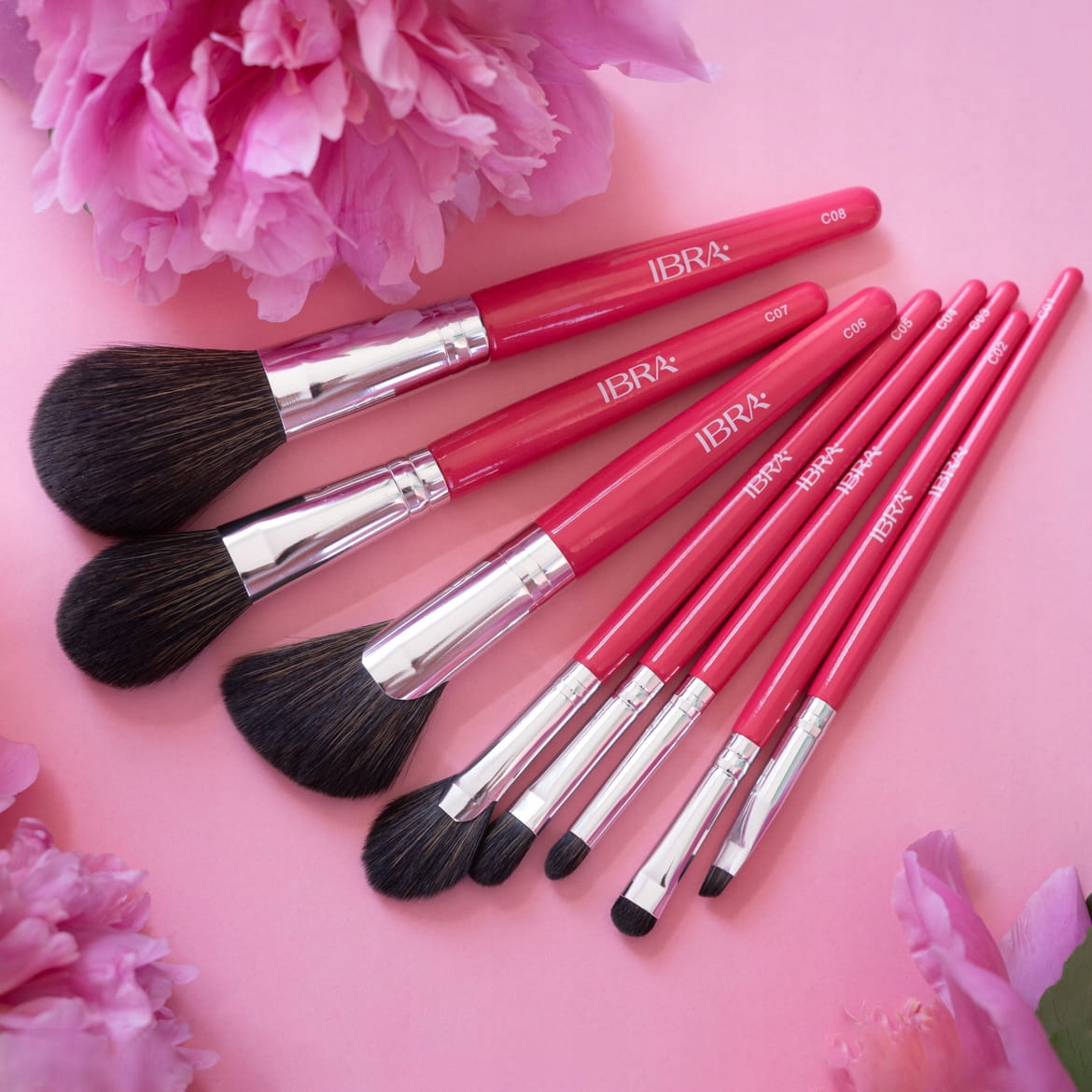 Pędzel do aplikacji kosmetyków Candy 07 IBRA Makeup Kod producenta IBC07