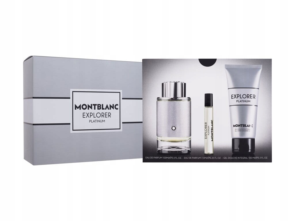 Montblanc Explorer Platinum dárková sada pro muže parfémovaná voda 100 ml