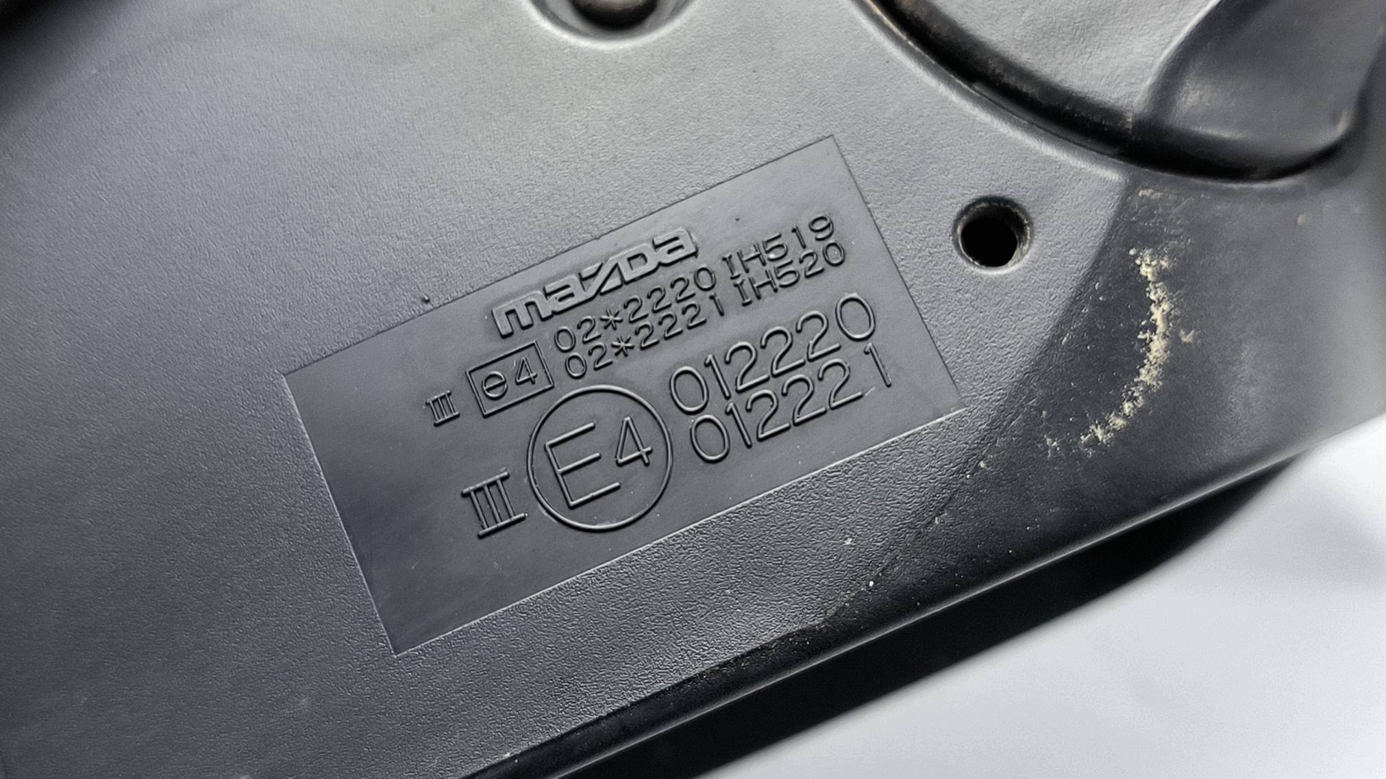 mirror right EU 16W MAZDA 3 and BK LIFT 5 PIN