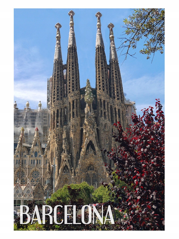 

Barcelona Sagrada Familia Magnes na lodówkę