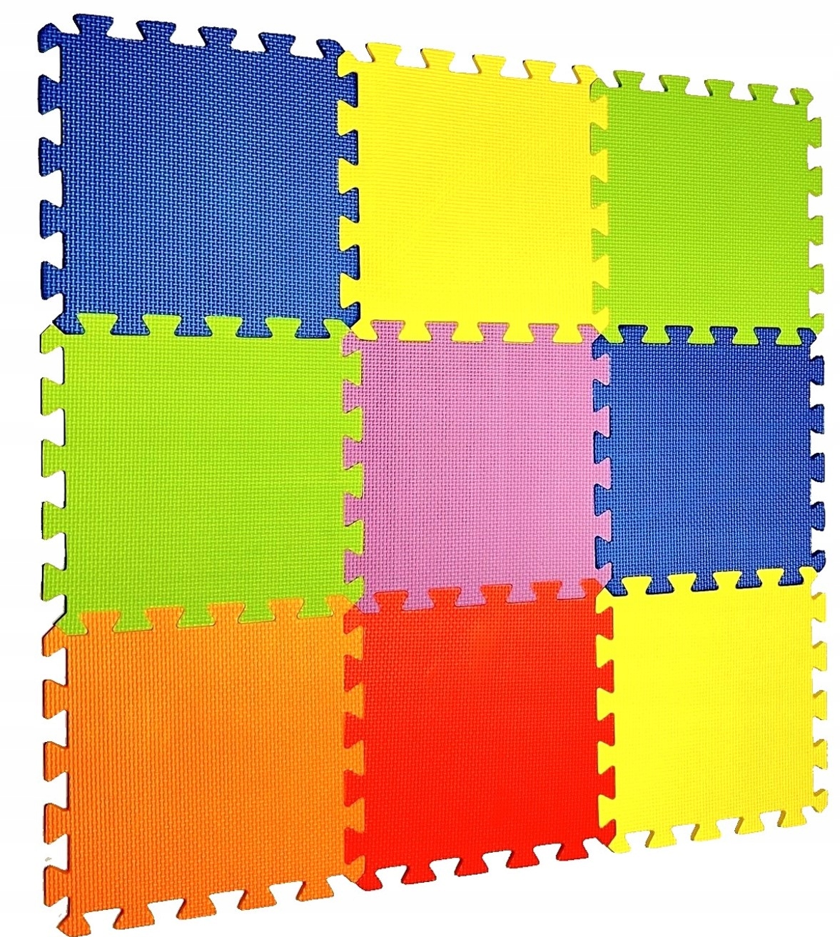 DUŻE PUZZLE PIANKOWE MATA PIANKOWA 10 sztuk 30x30 Wiek dziecka 3 lata +