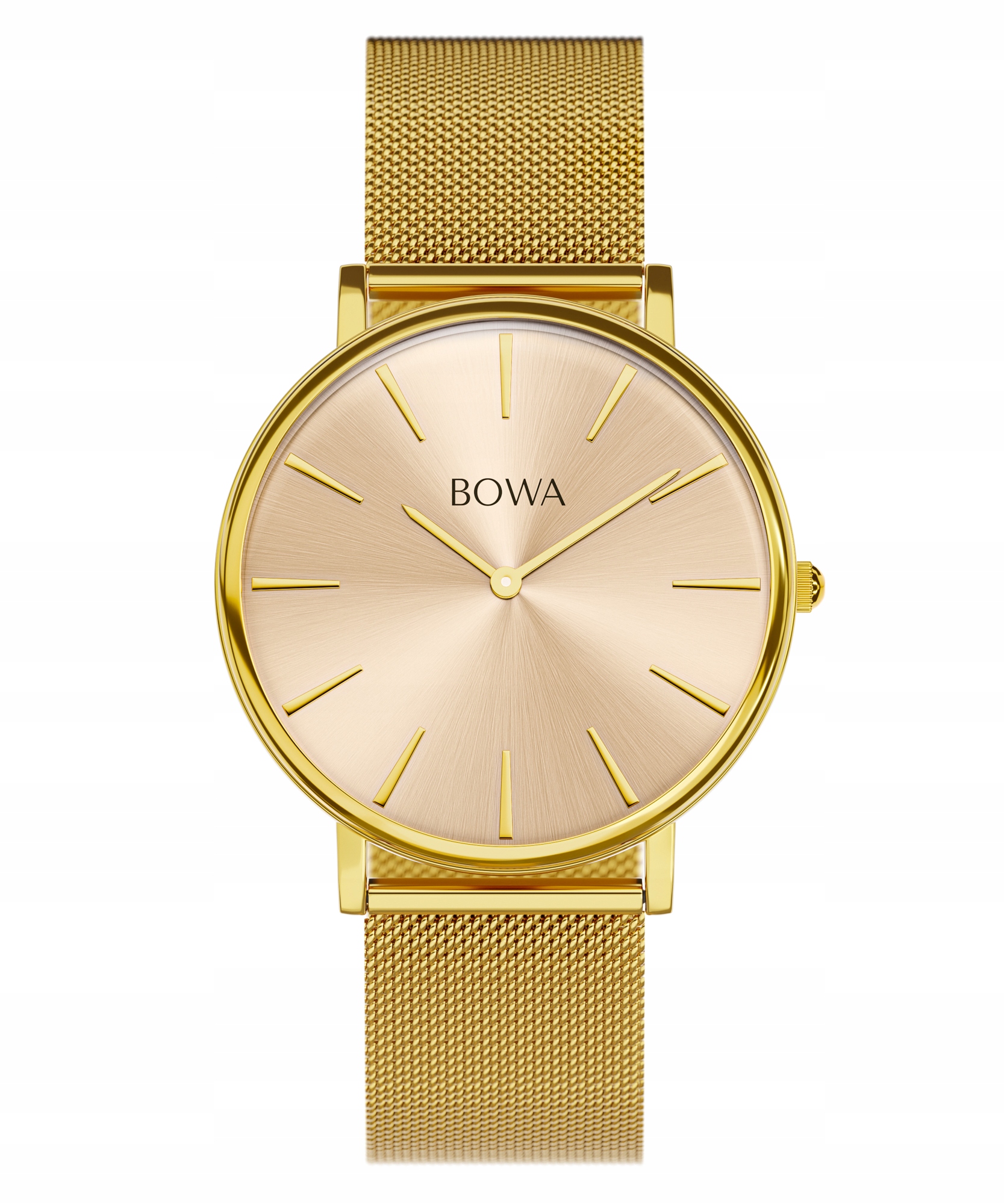 Hodinky Bowa New York Full Gold Mesh 38