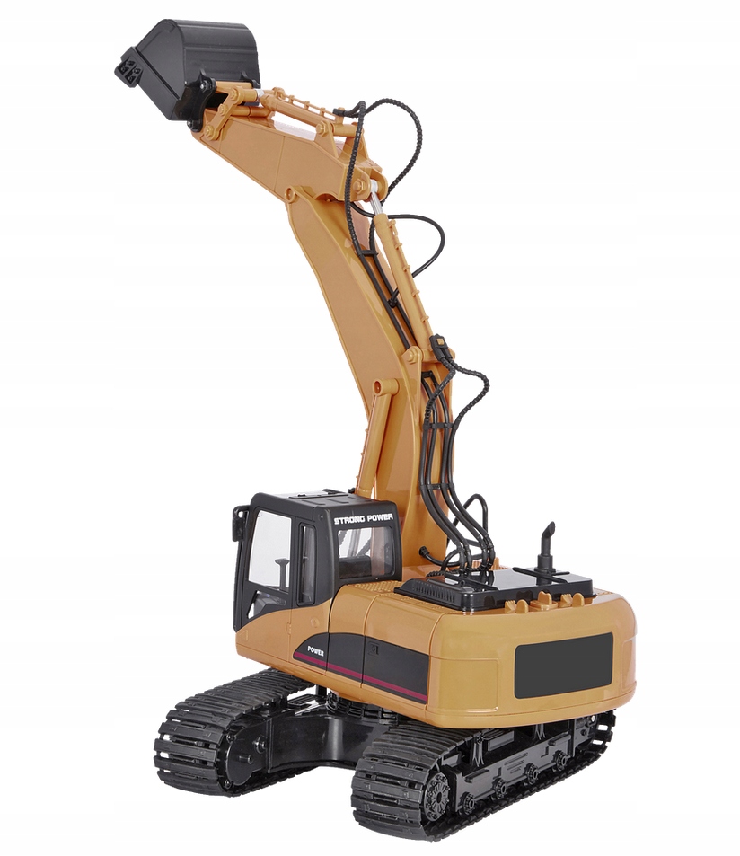 Zdalnie sterowana koparka Kayoba sterowanie 15 kanałowe oświetlenie Marka KAYOBA