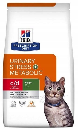 Levně Hill's Prescription Diet c Krmivo d Urinary Stress Metabolic kuře 3 kg