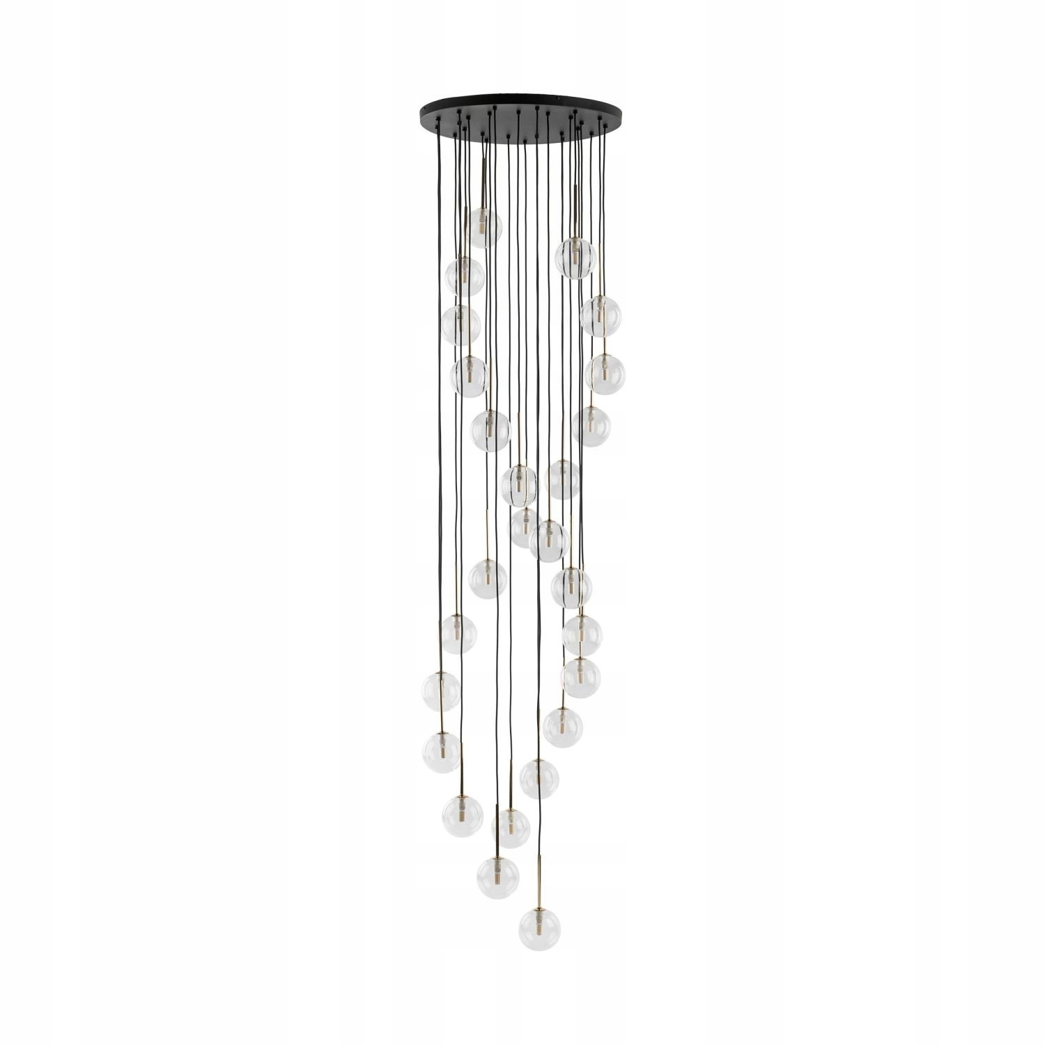 Veľké závesné svietidlo Aurora Transparent 10258 Tk Lighting